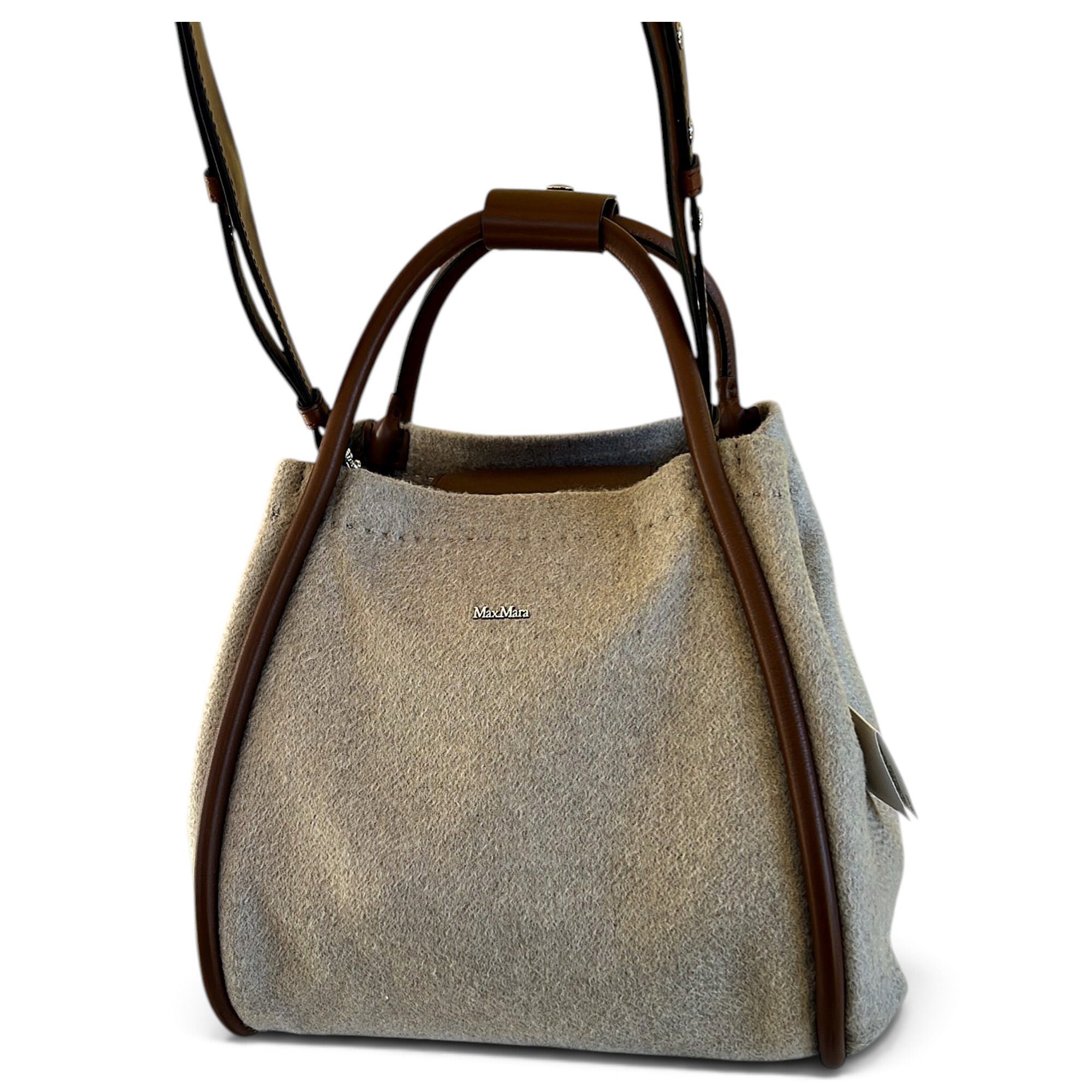 Marine wool handbag