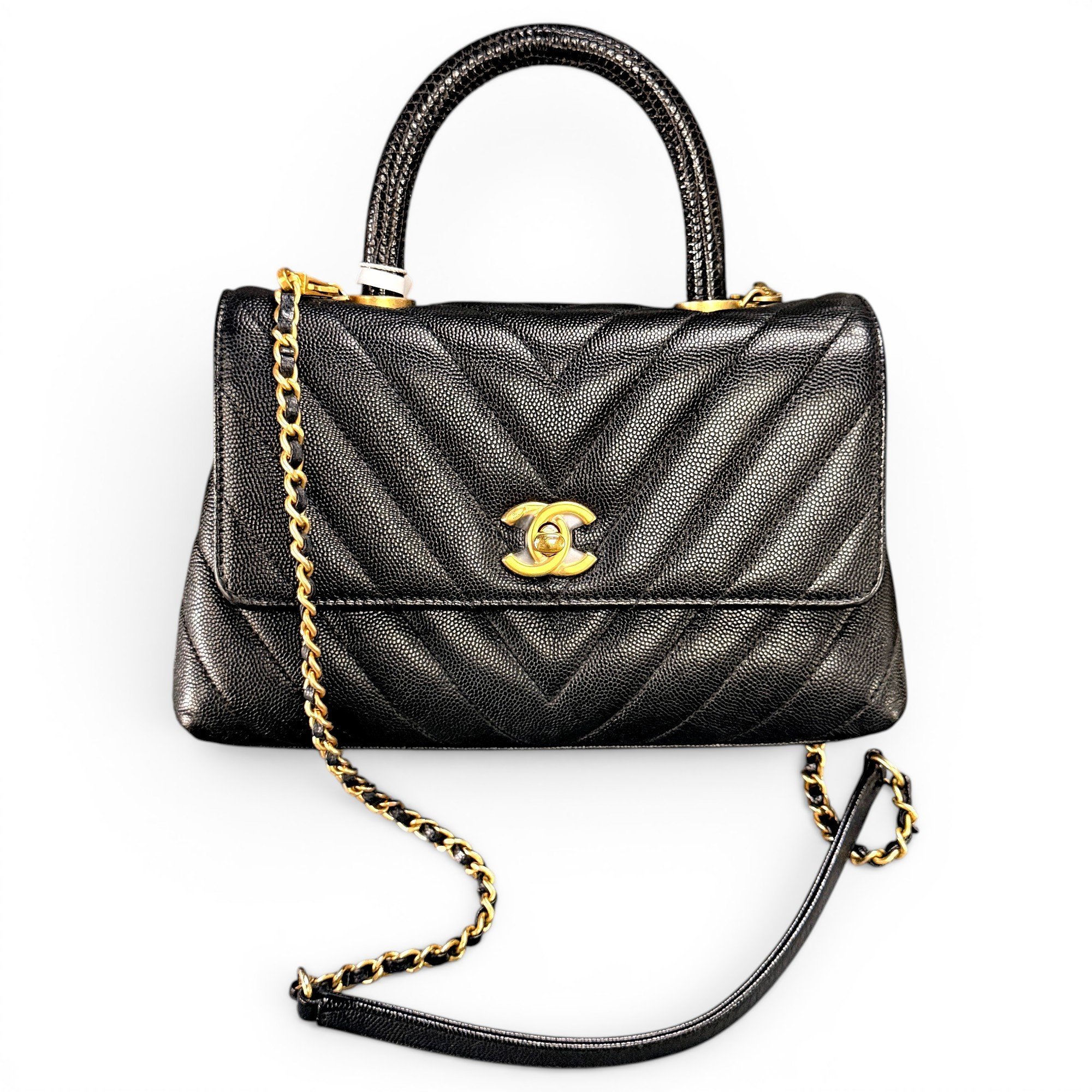 Coco Handle leather crossbody bag