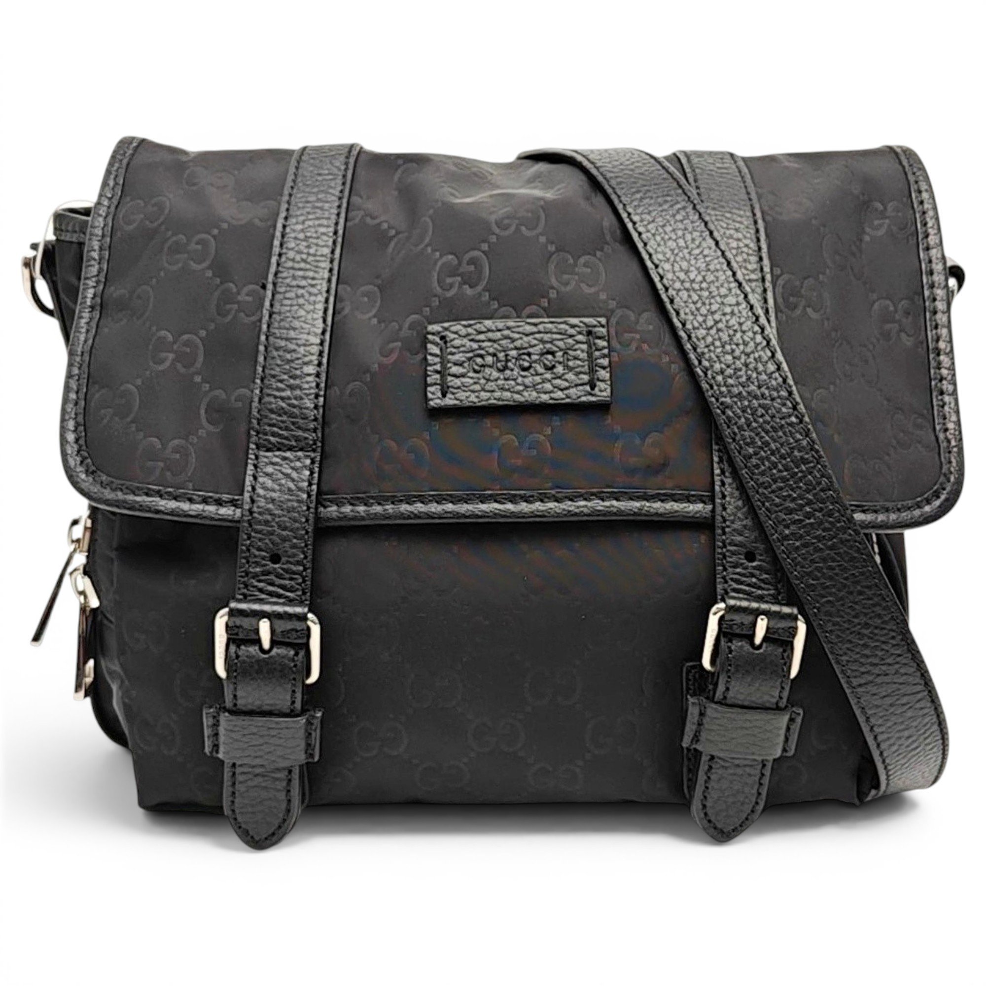 GG Marmont Zip Messenger cloth handbag