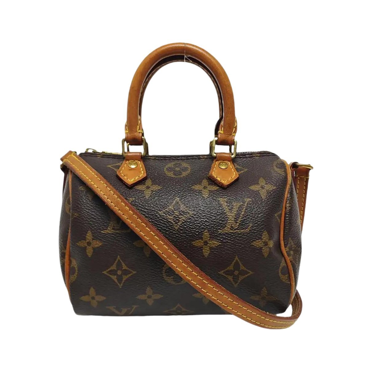 Louis Vuitton Nano Speedy / Mini HL leather handbag