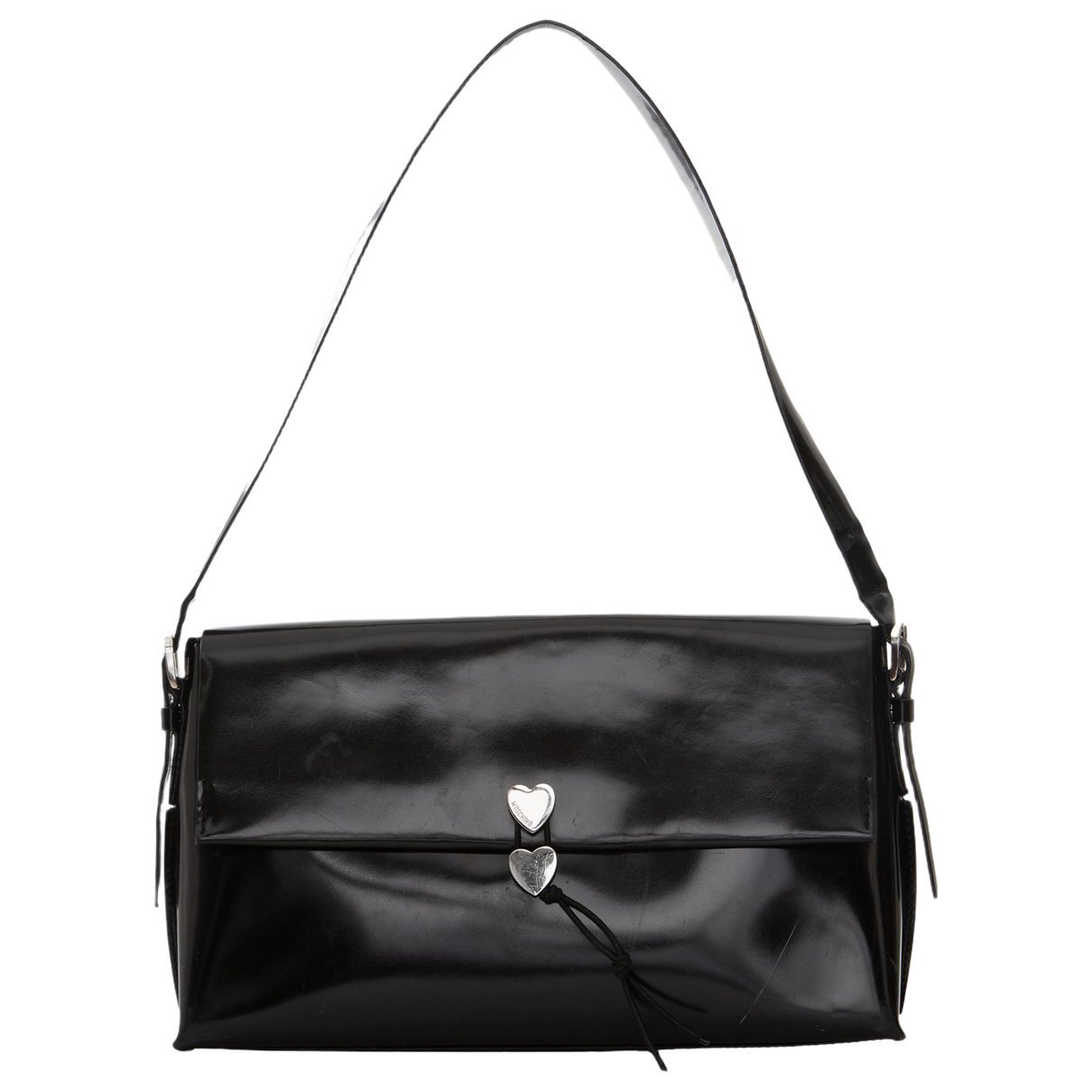 Patent leather handbag