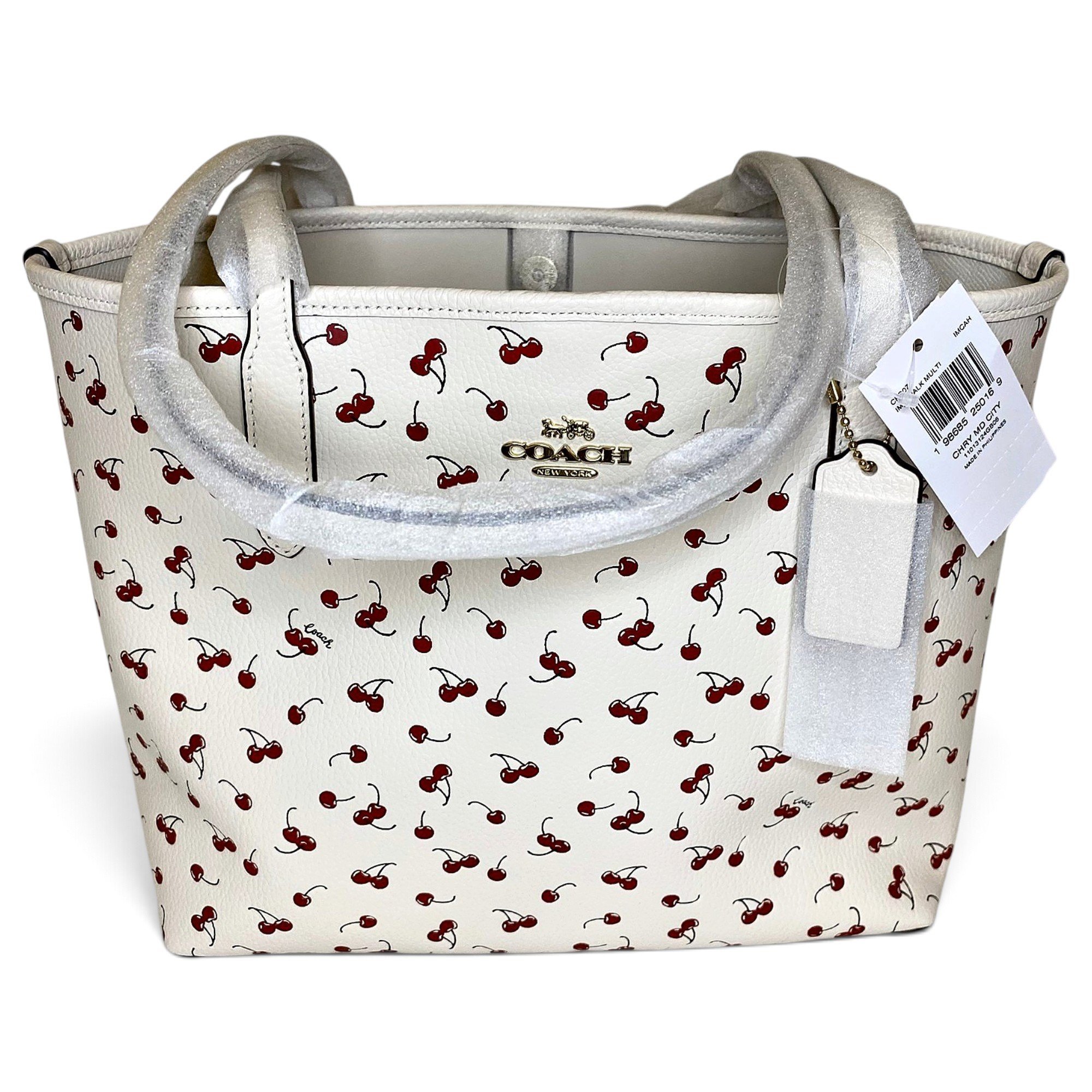 CITY ZIP TOTE leather handbag