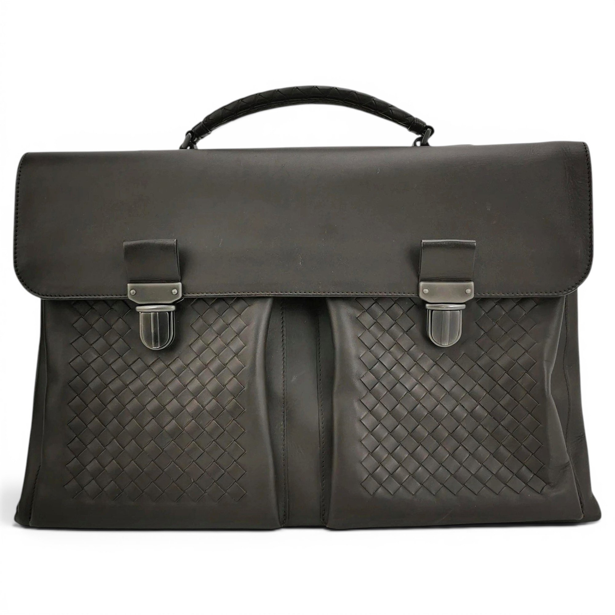 Leather tote