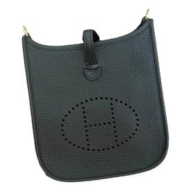 Hermes Evelyne Handbag Black Leather