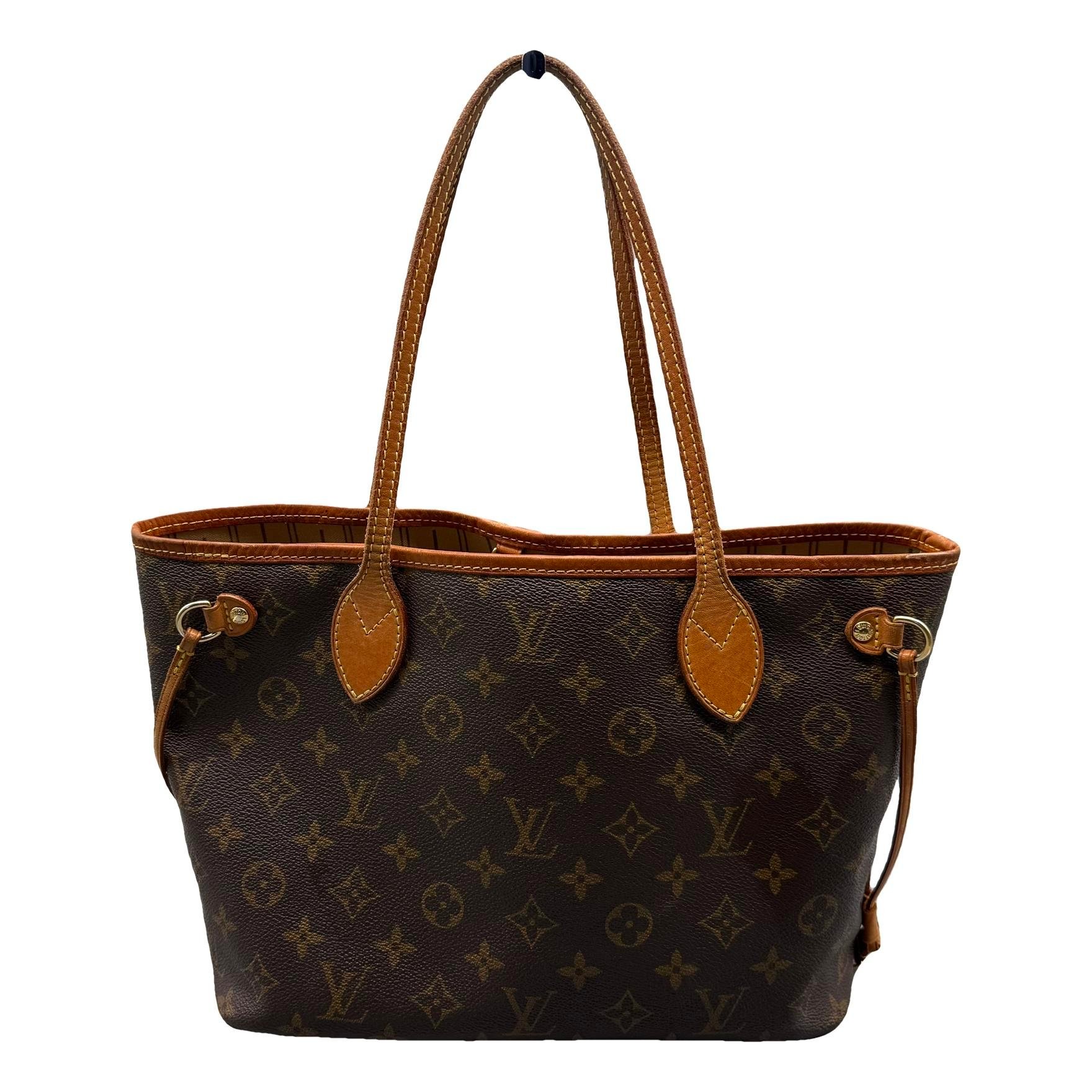 Louis Vuitton Neverfull leather tote