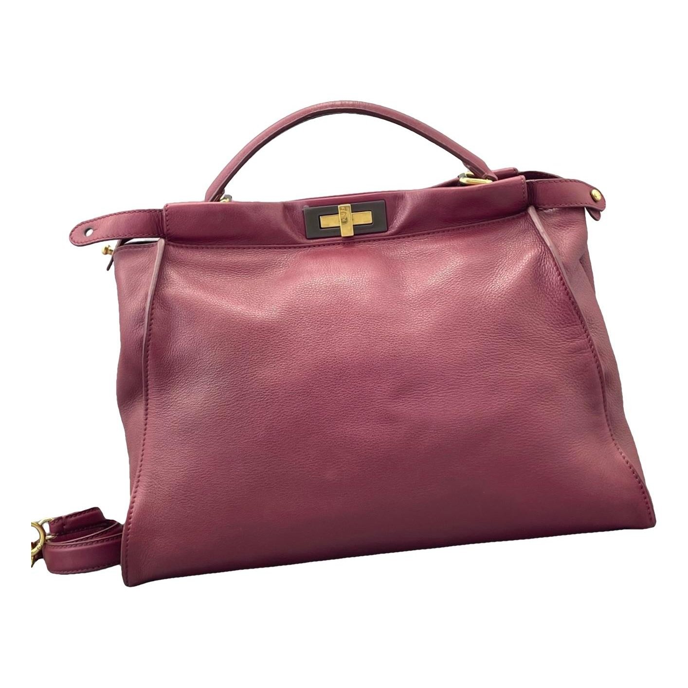 Peekaboo leather handbag