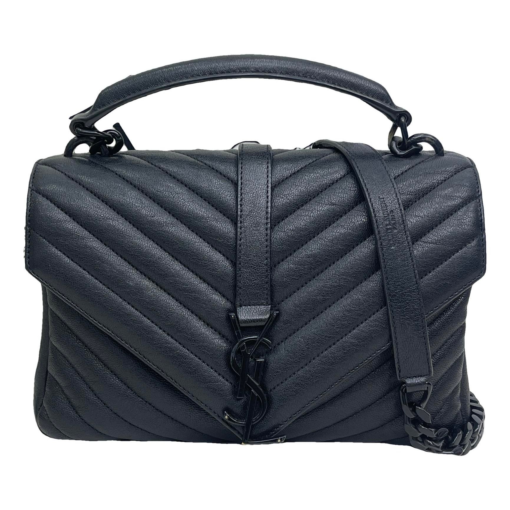 Collége monogramme leather handbag
