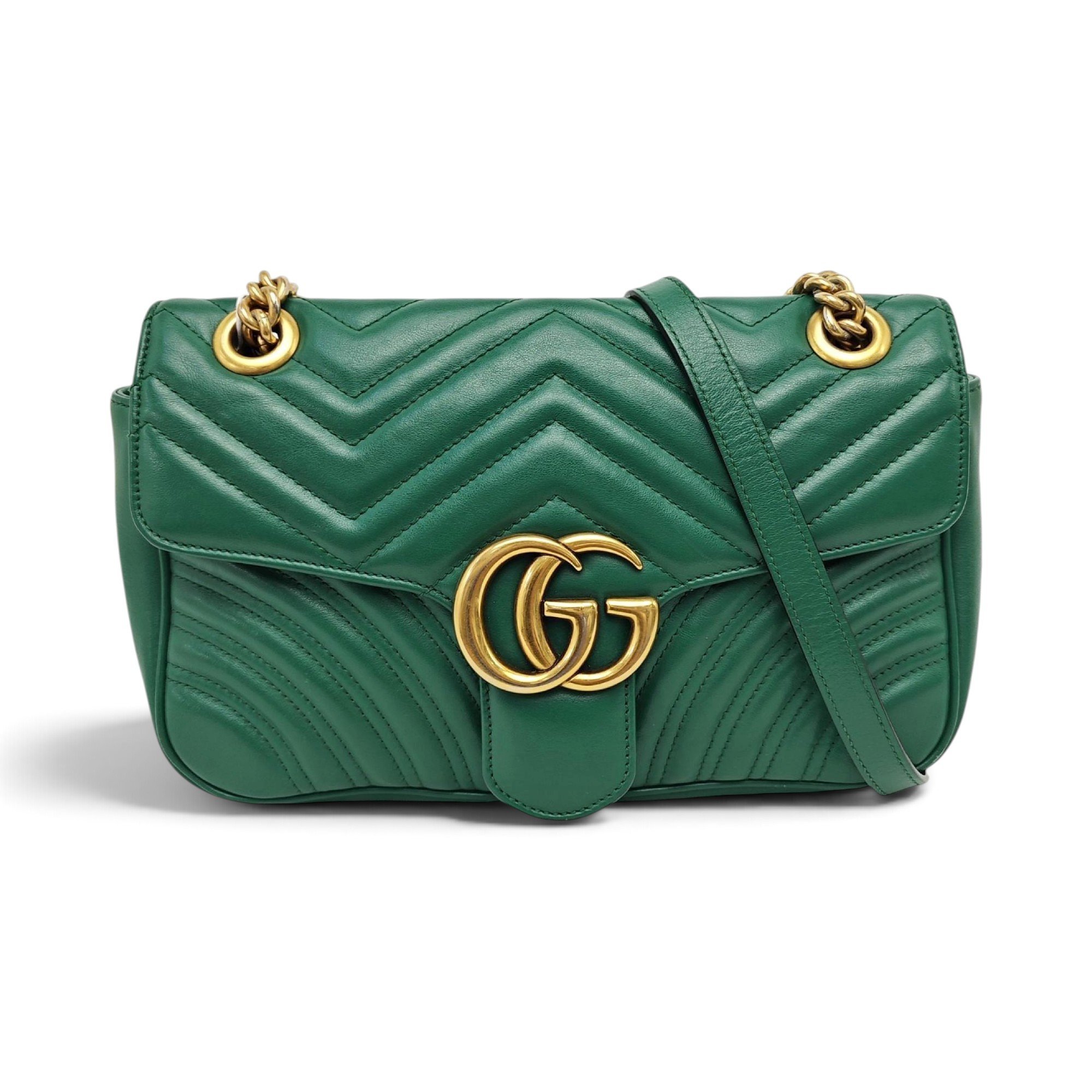 GG Marmont Flap leather handbag