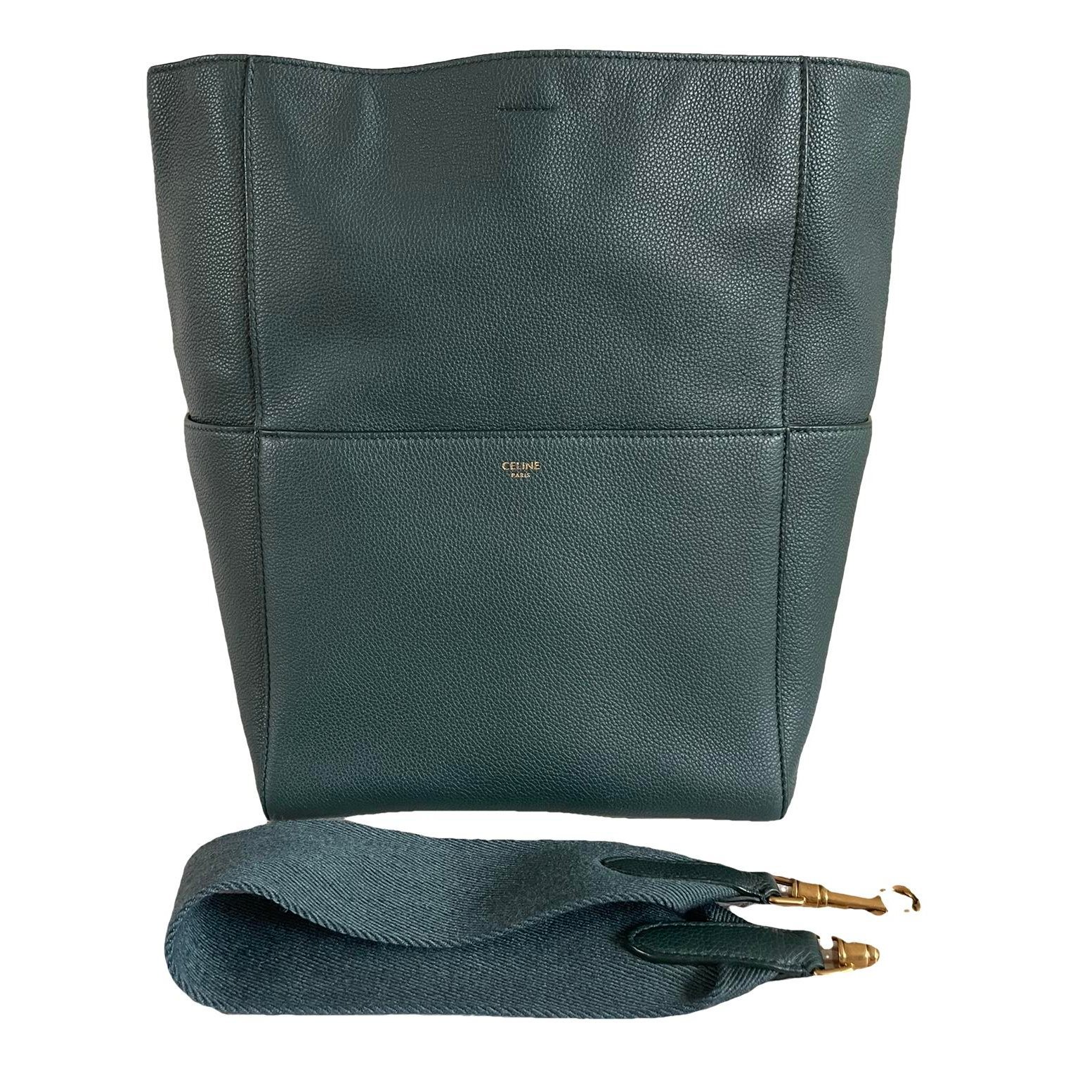 Seau Sangle leather handbag