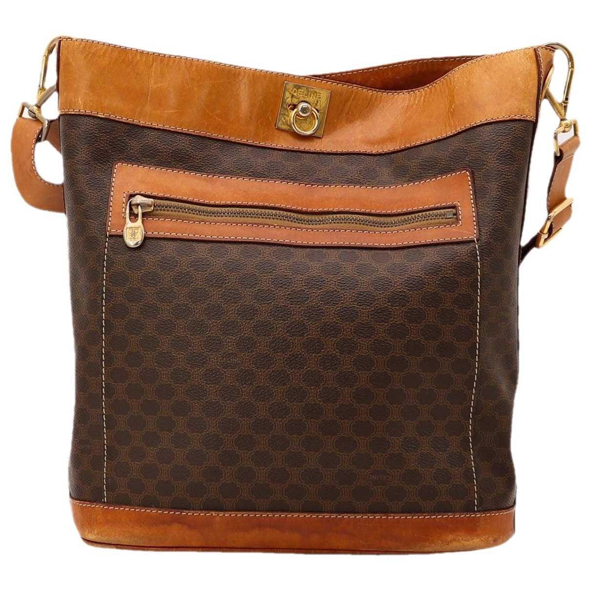 Triomphe leather handbag