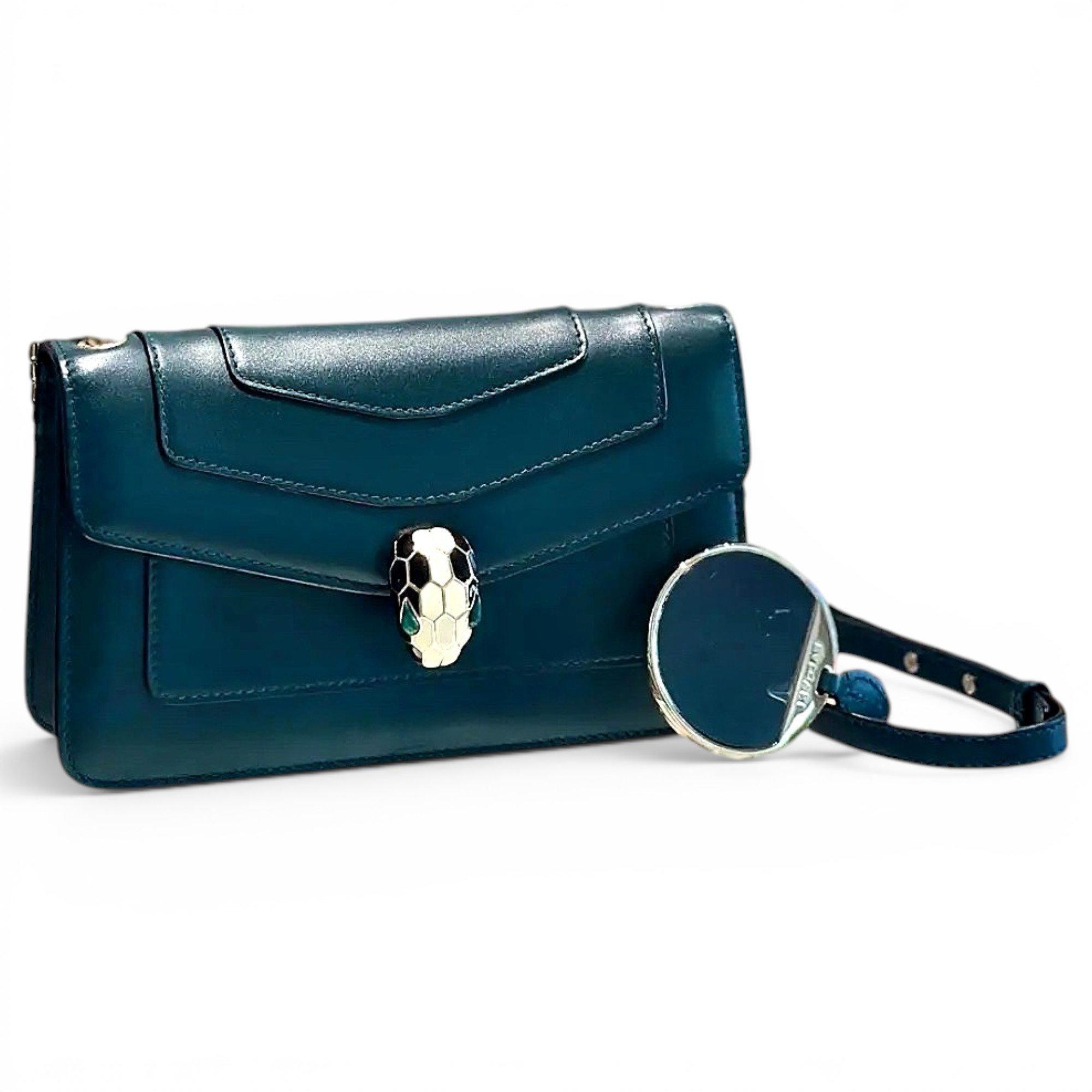 Serpenti leather crossbody bag