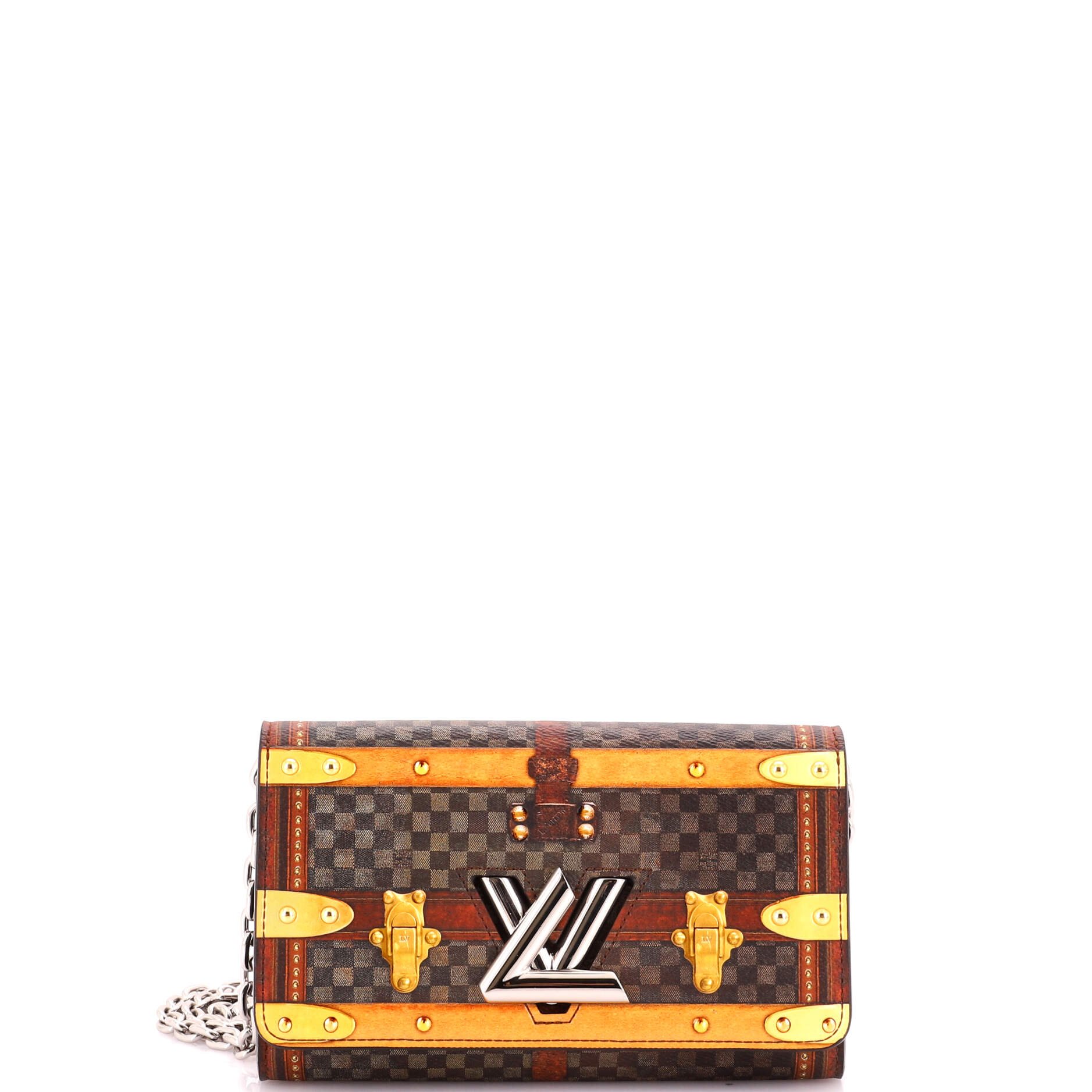 Twist Chain Wallet Limited Edition Damier Time Trunk