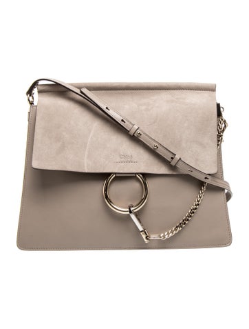 Leather Chloe Faye Shoulder Bag Small