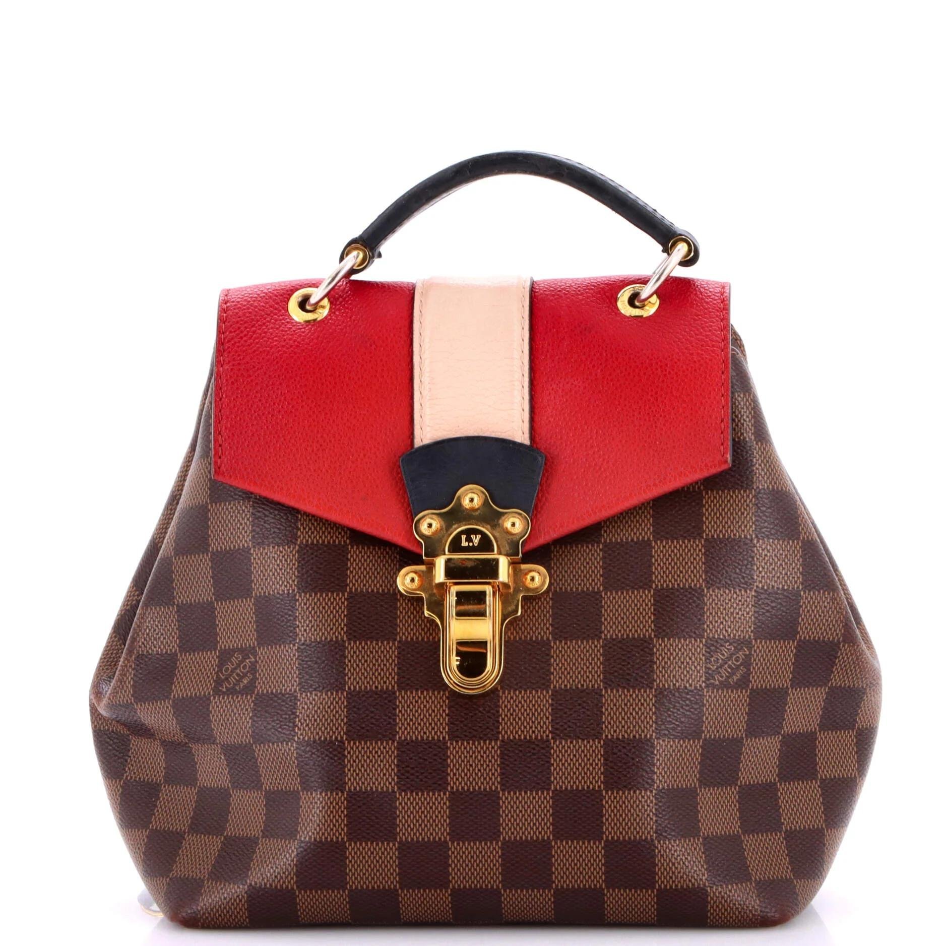Leather backpack