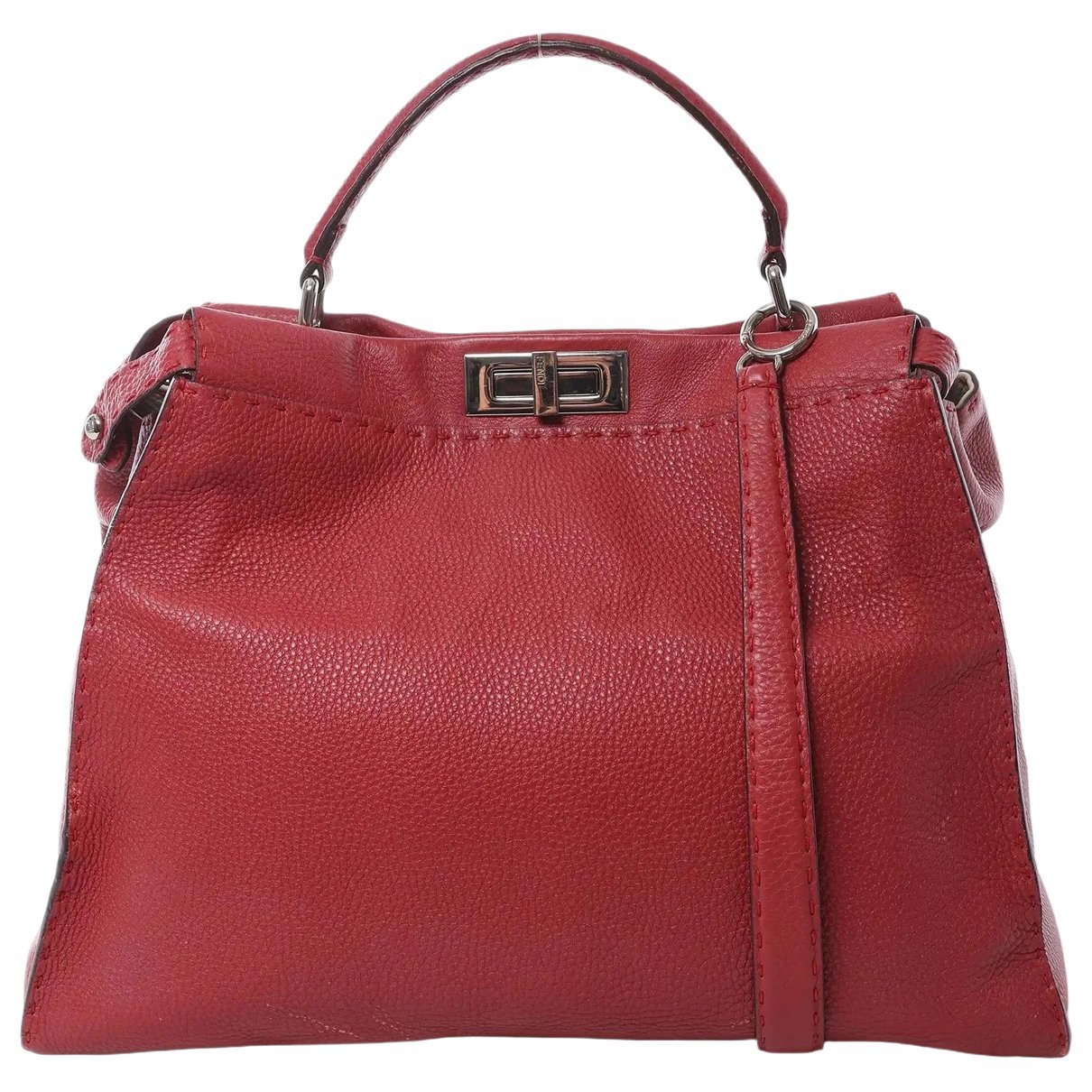 Peekaboo leather handbag