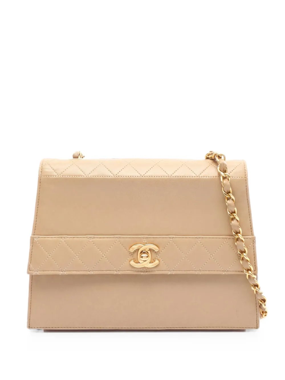 1989-1991 Matelasse CC turn-lock shoulder bag