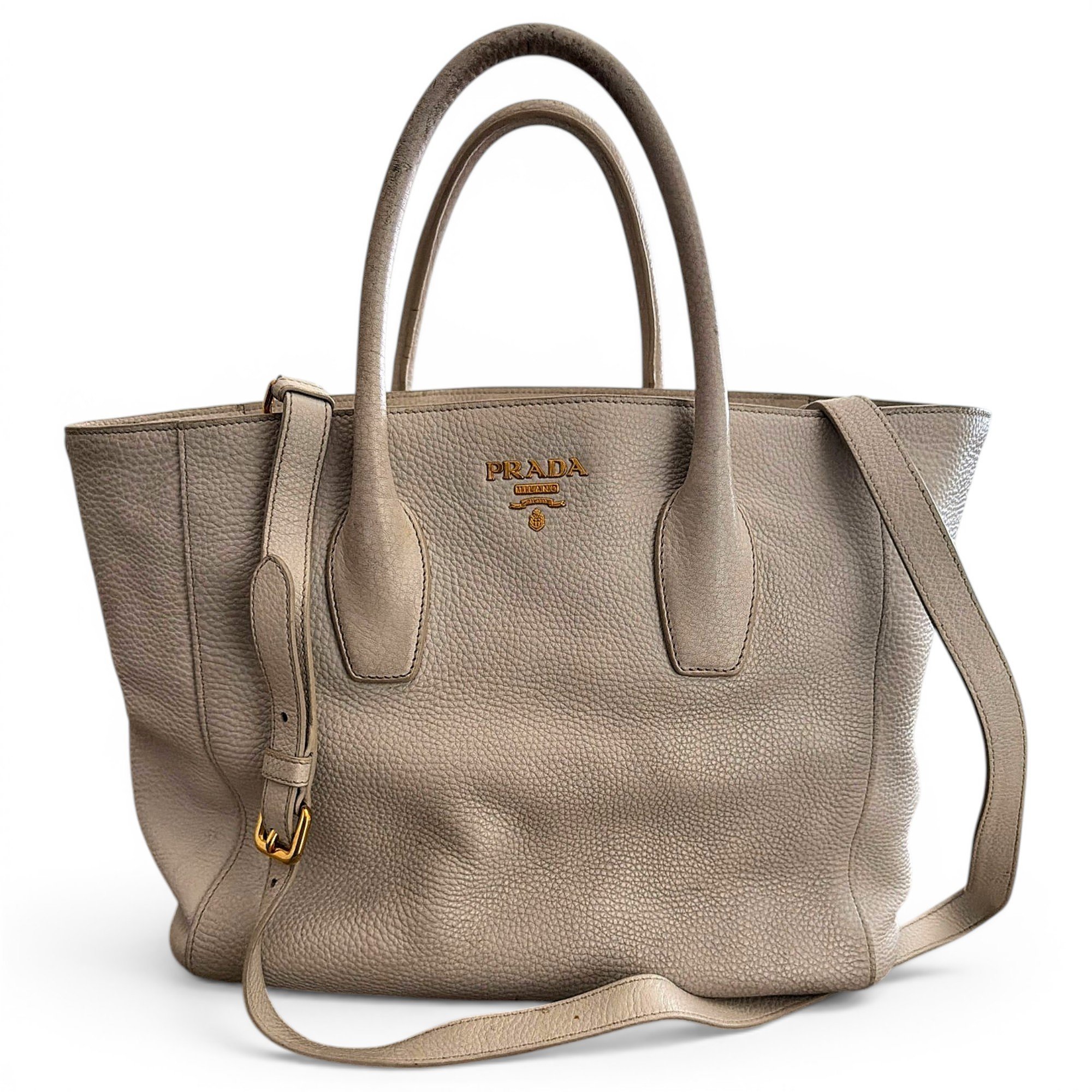 Leather tote