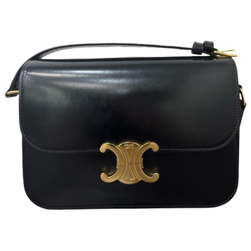 Triomphe leather handbag