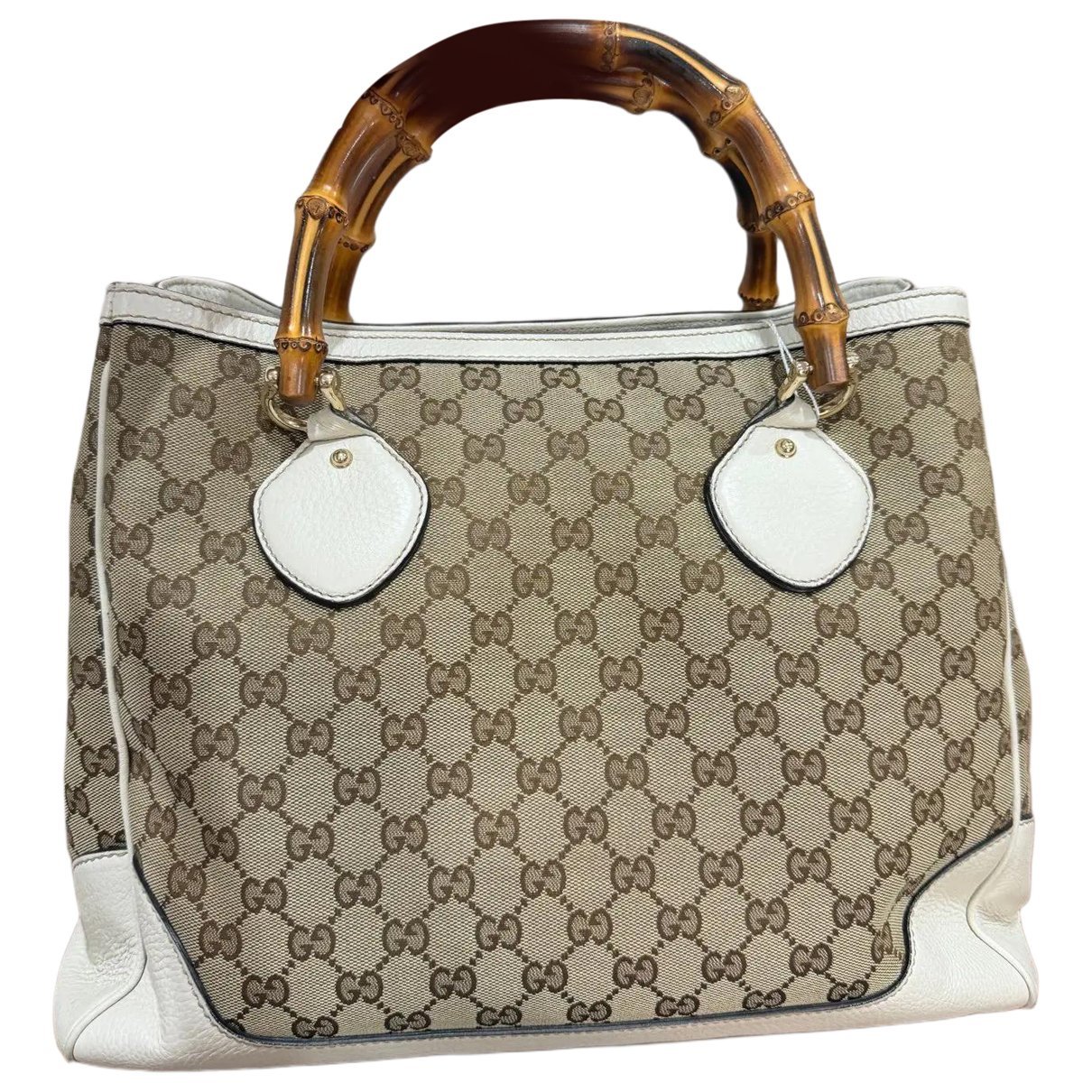 Bamboo vinyl handbag
