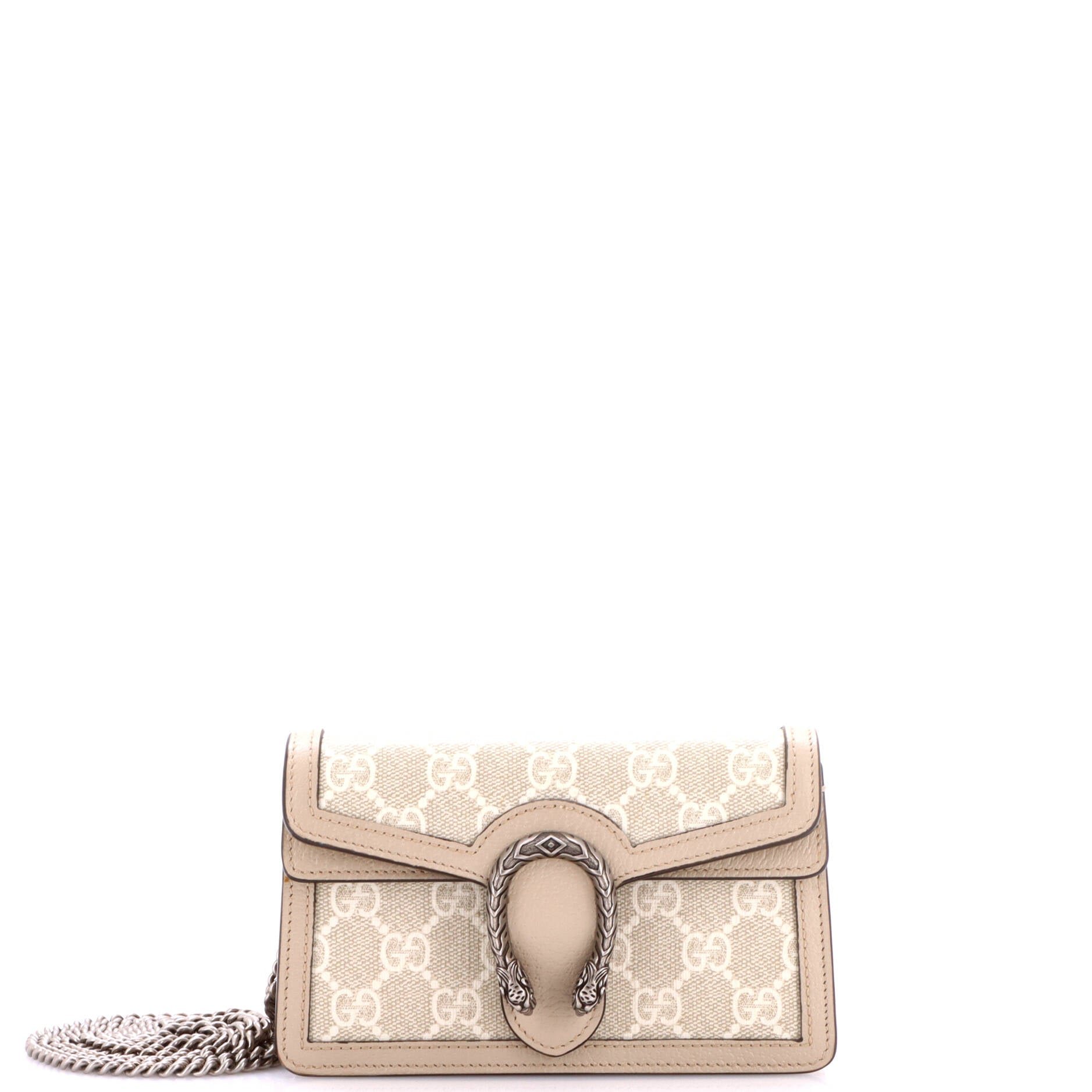 Dionysus Bag GG Coated Canvas with Leather Super Mini