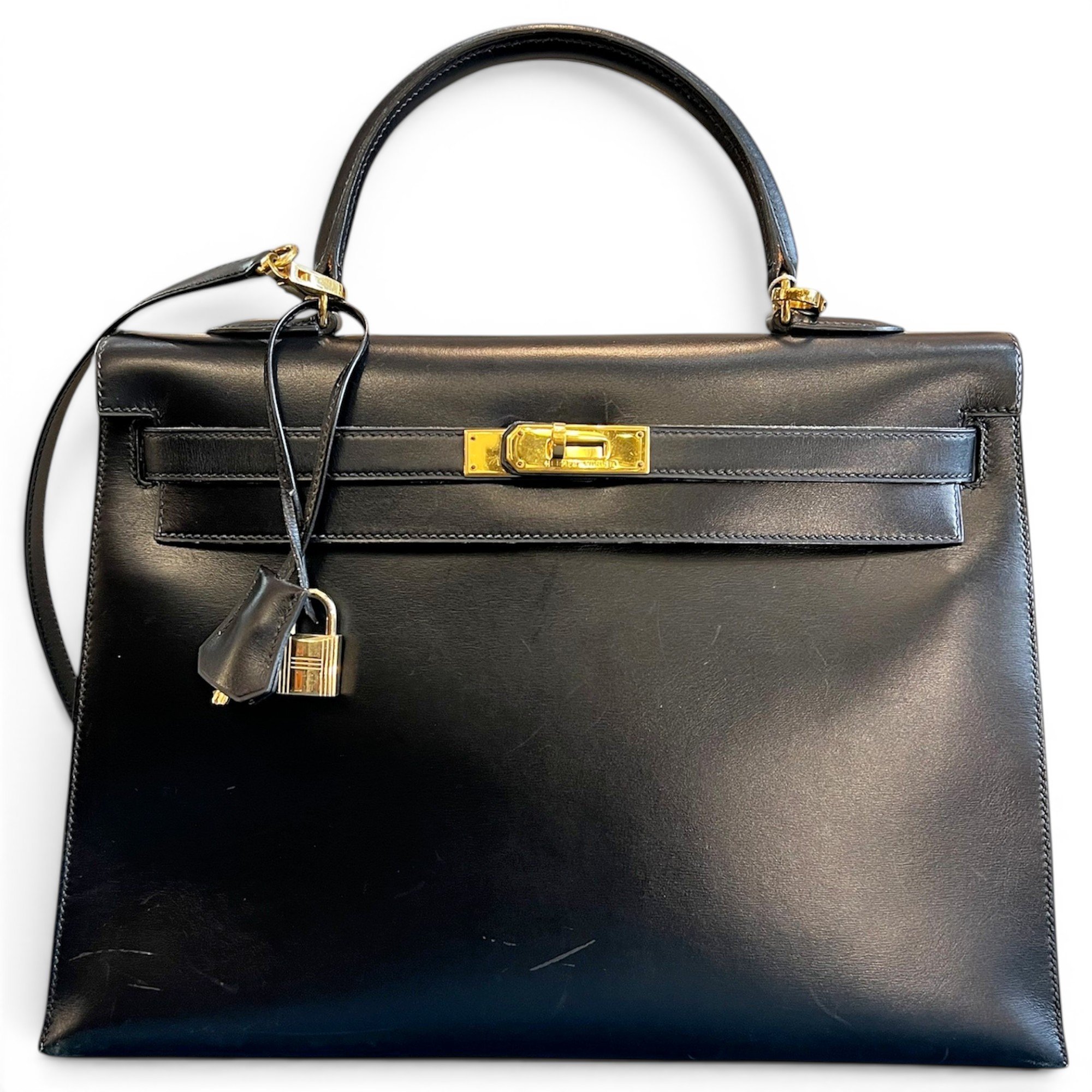 Kelly 35 leather handbag