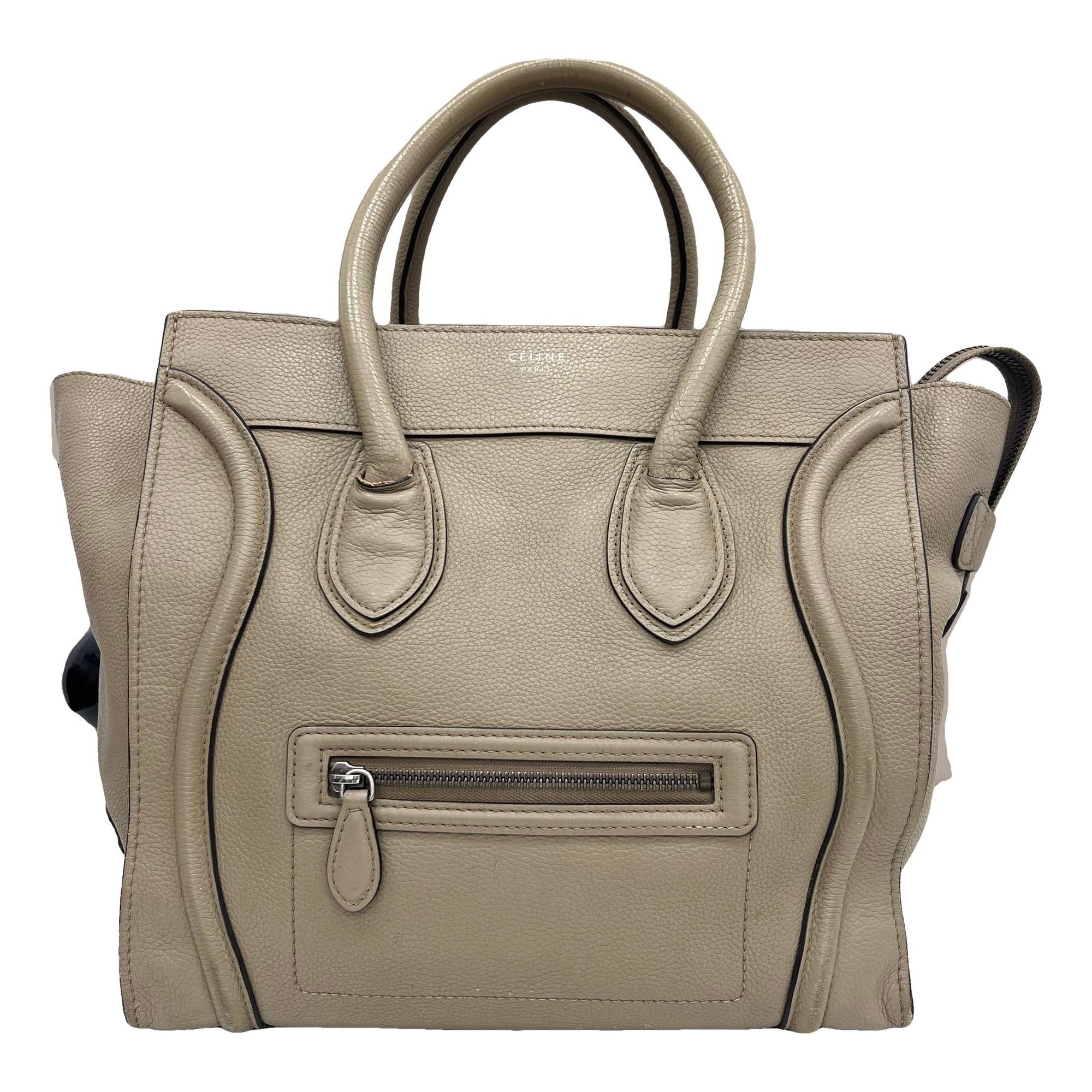 Luggage leather handbag