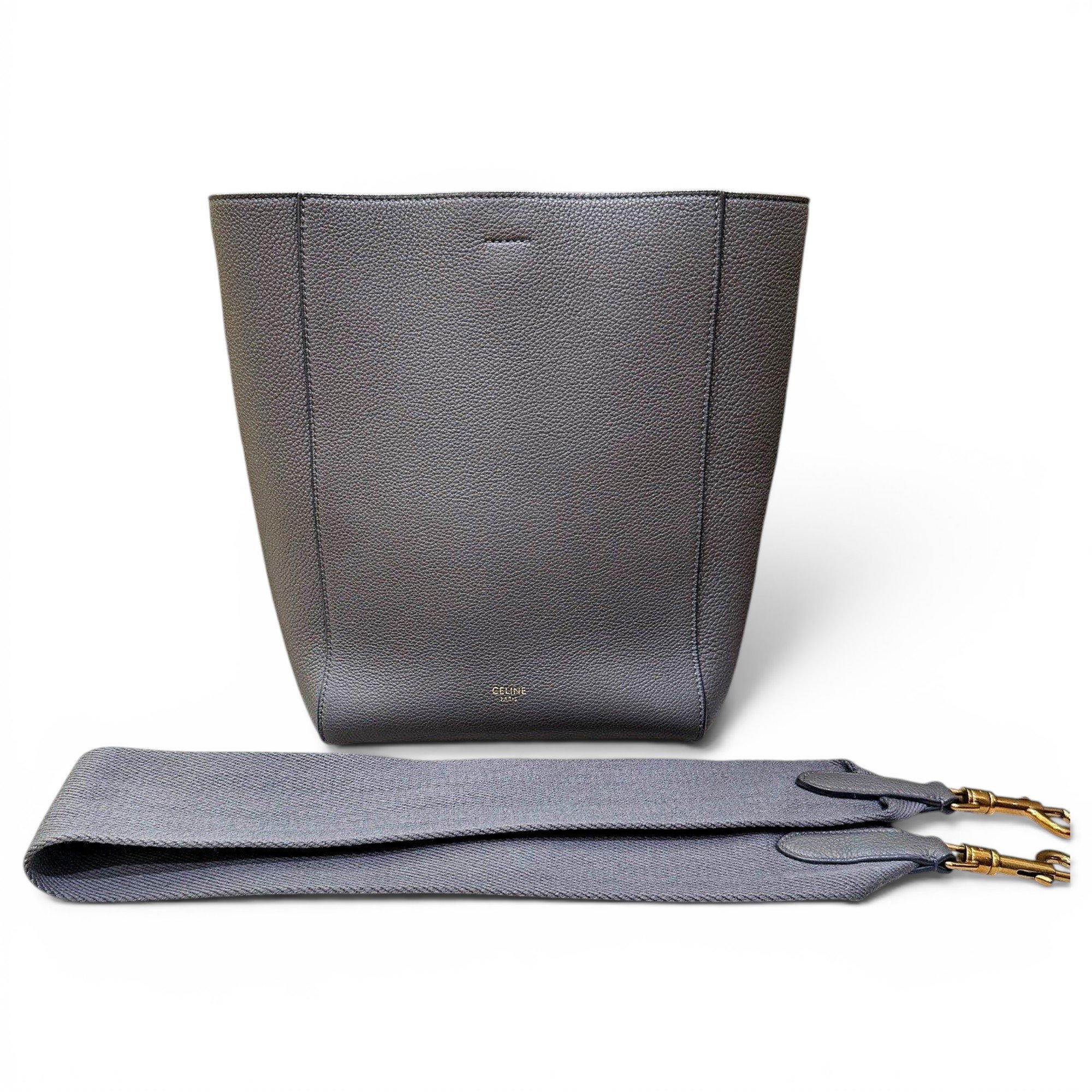 Seau Sangle leather handbag