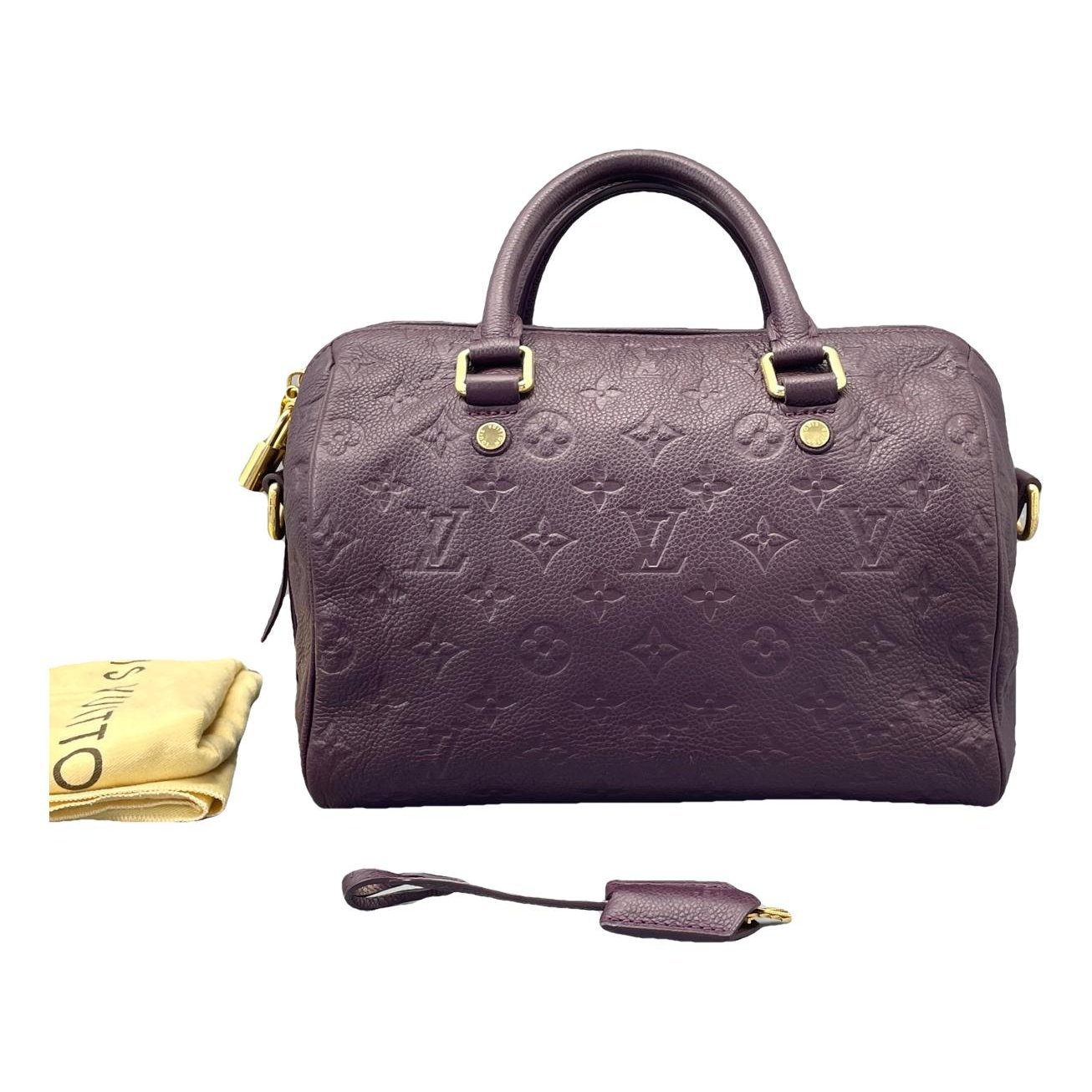 Speedy leather handbag