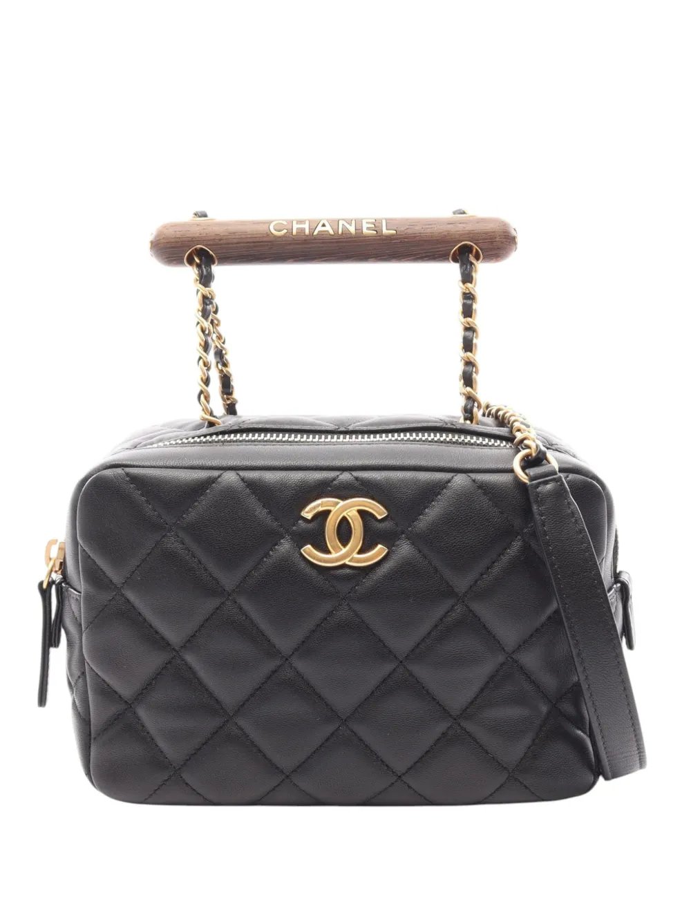 2021-2026 Mini CC Quilted Lambskin Bowling Bag satchel