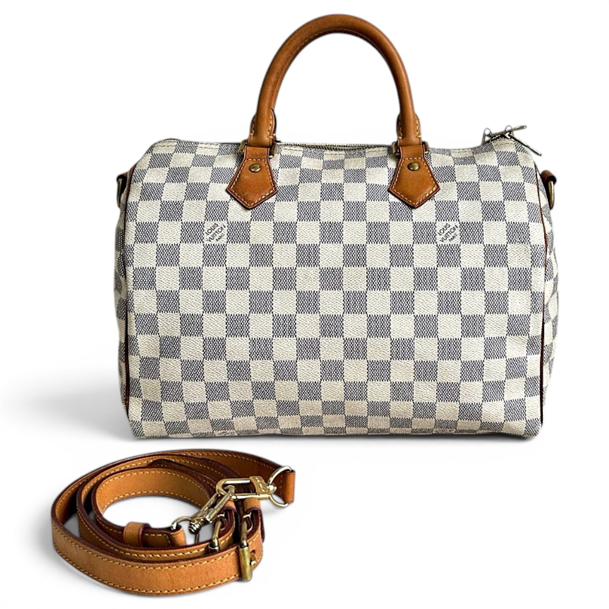 Speedy leather handbag