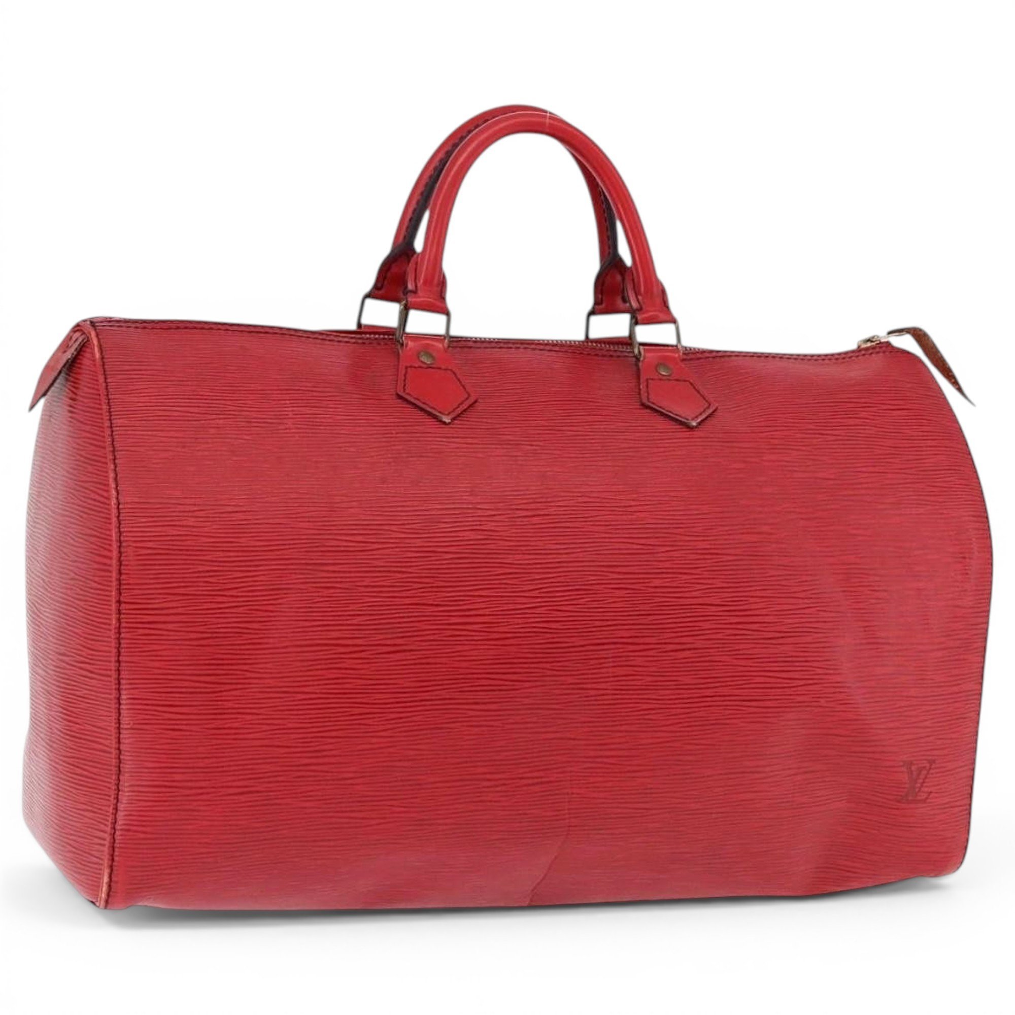 Speedy leather bowling bag