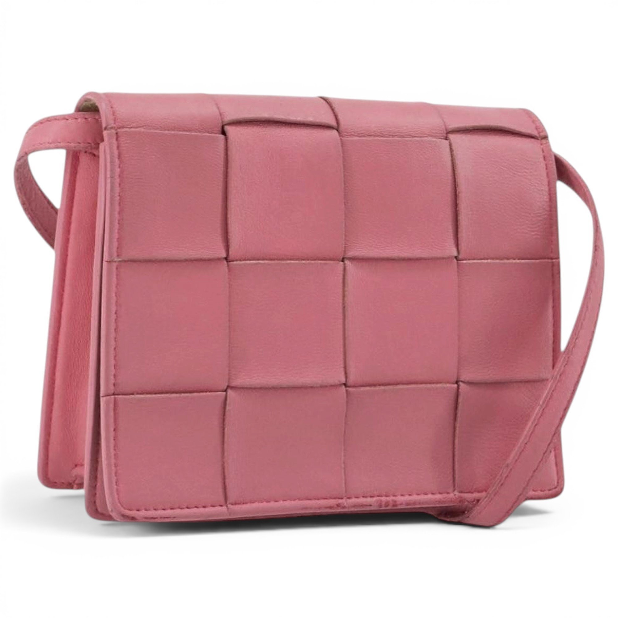 Cassette leather handbag