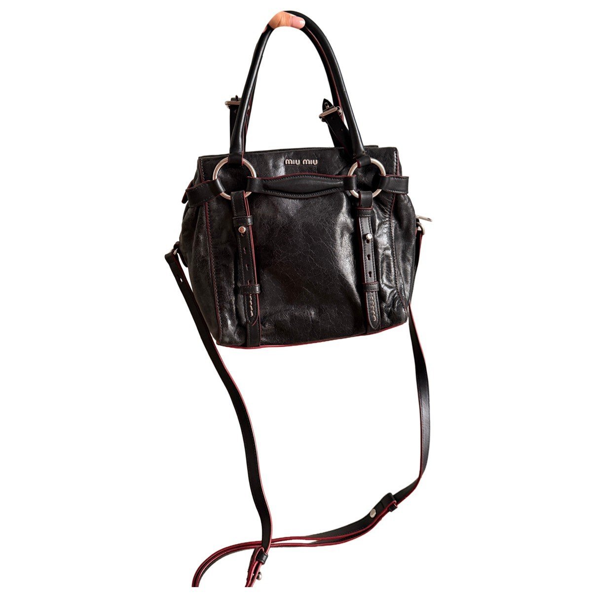Leather handbag