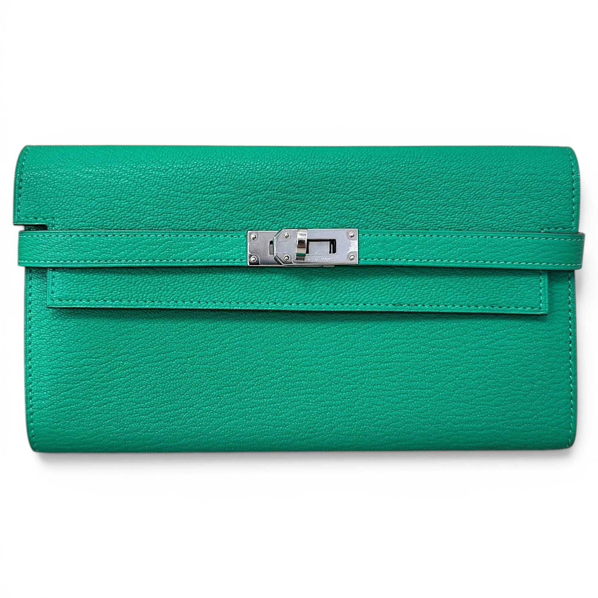 Kelly to go leather clutch bag