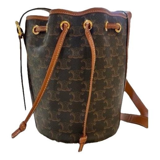 Triomphe leather crossbody bag