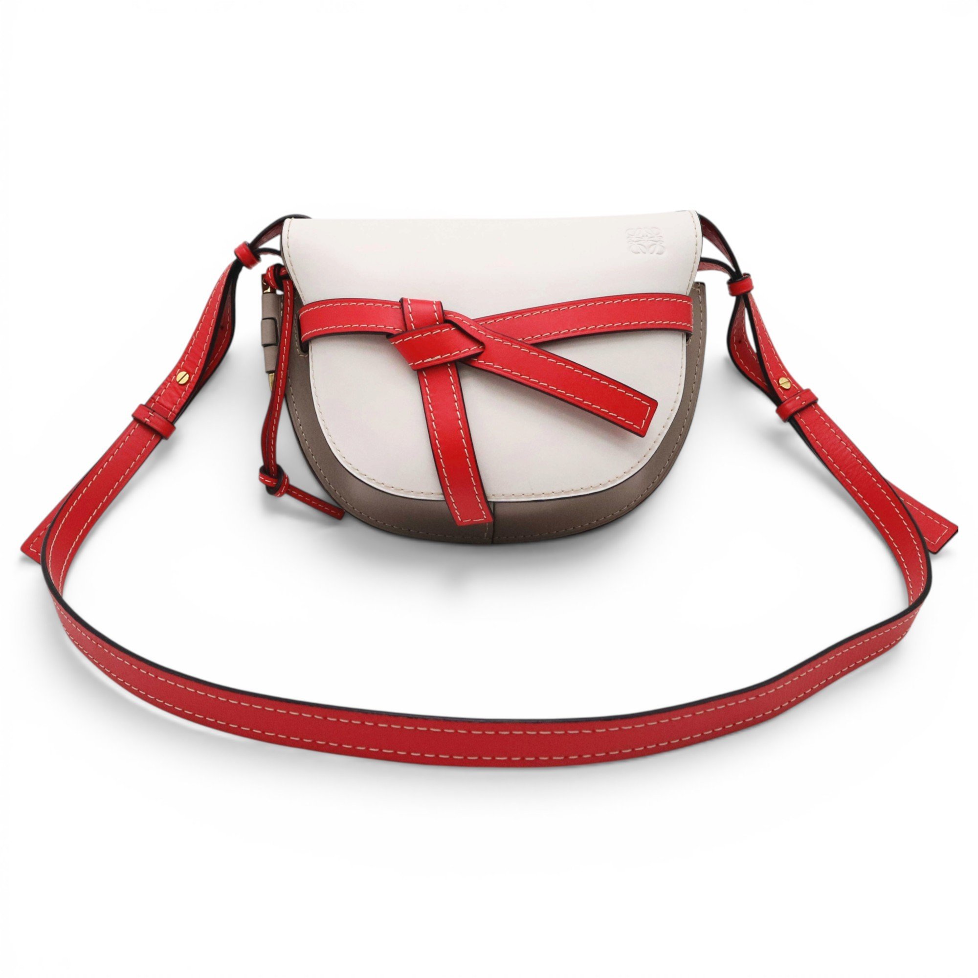 Gate leather crossbody bag