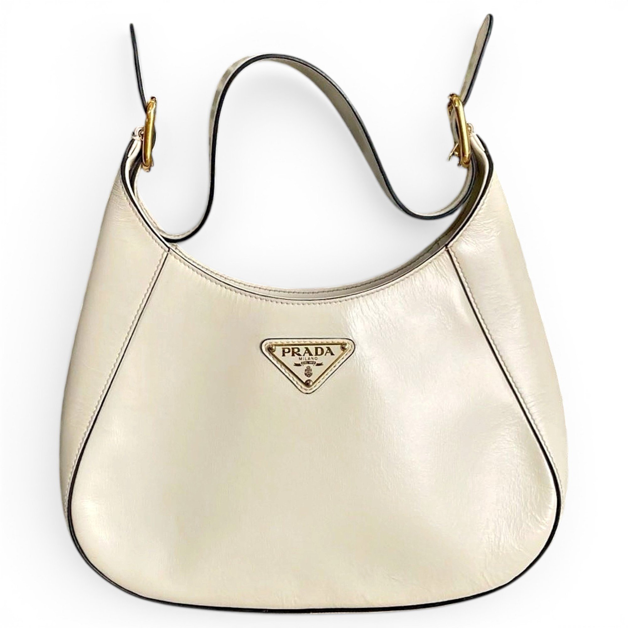 Arqué leather handbag