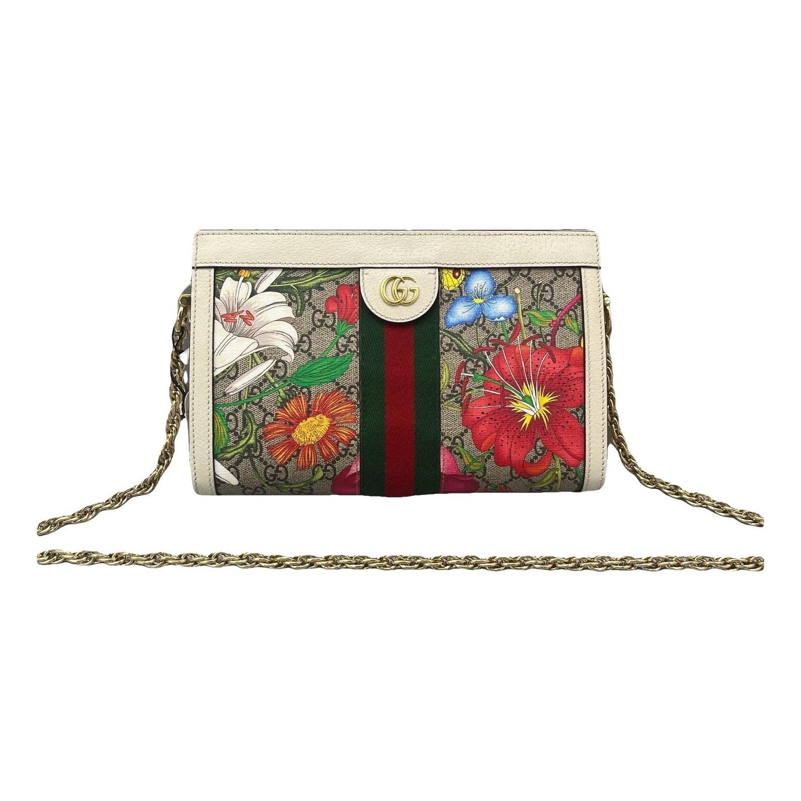 Ophidia Chain leather handbag