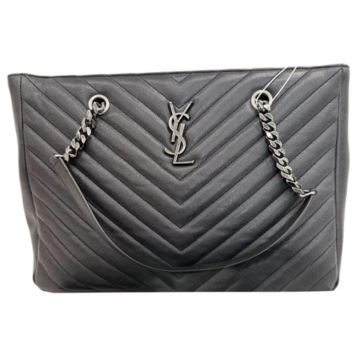 Leather tote