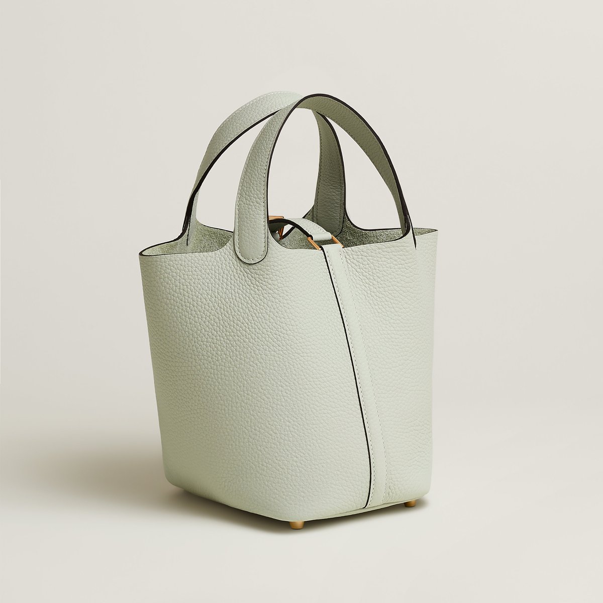 Gris Névé Picotin Lock 18 Bag