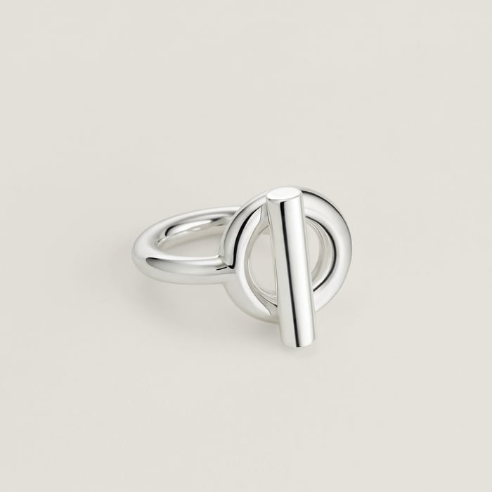 Sans Coloris Echappee Hermes Ring, Large Model