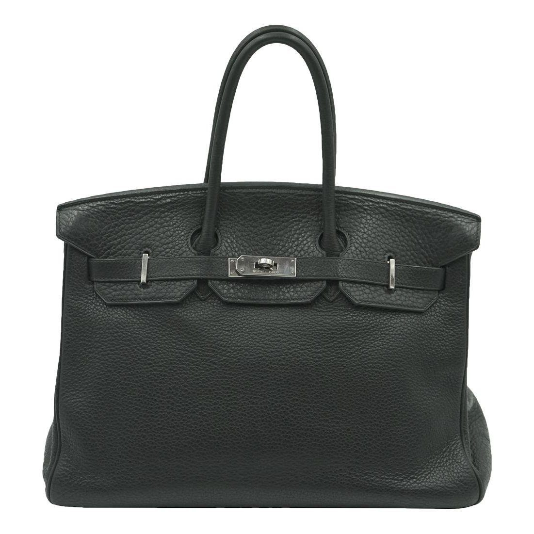 Birkin 35 leather handbag