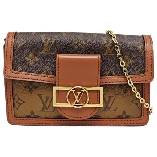 Dauphine leather crossbody bag