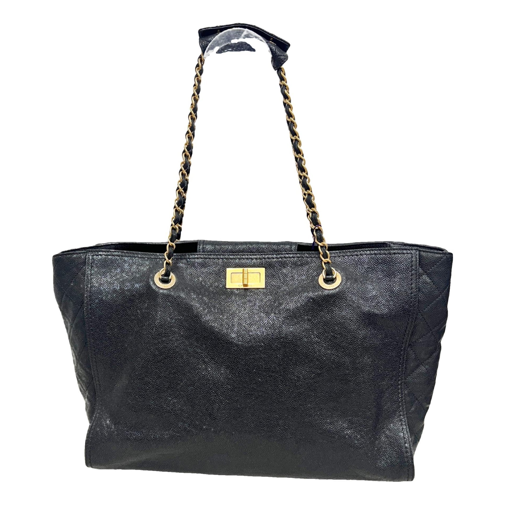 Leather tote