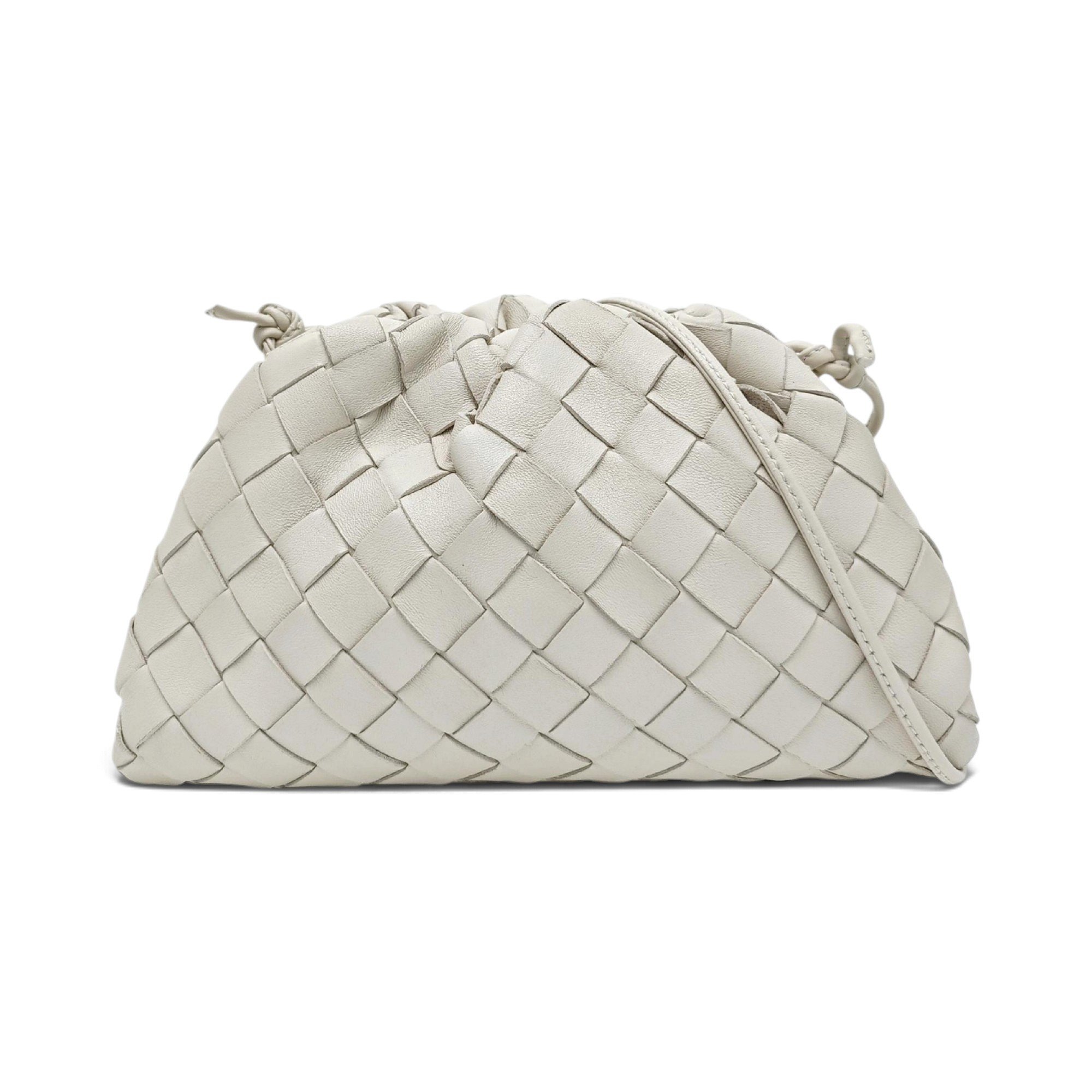 Pouch leather handbag