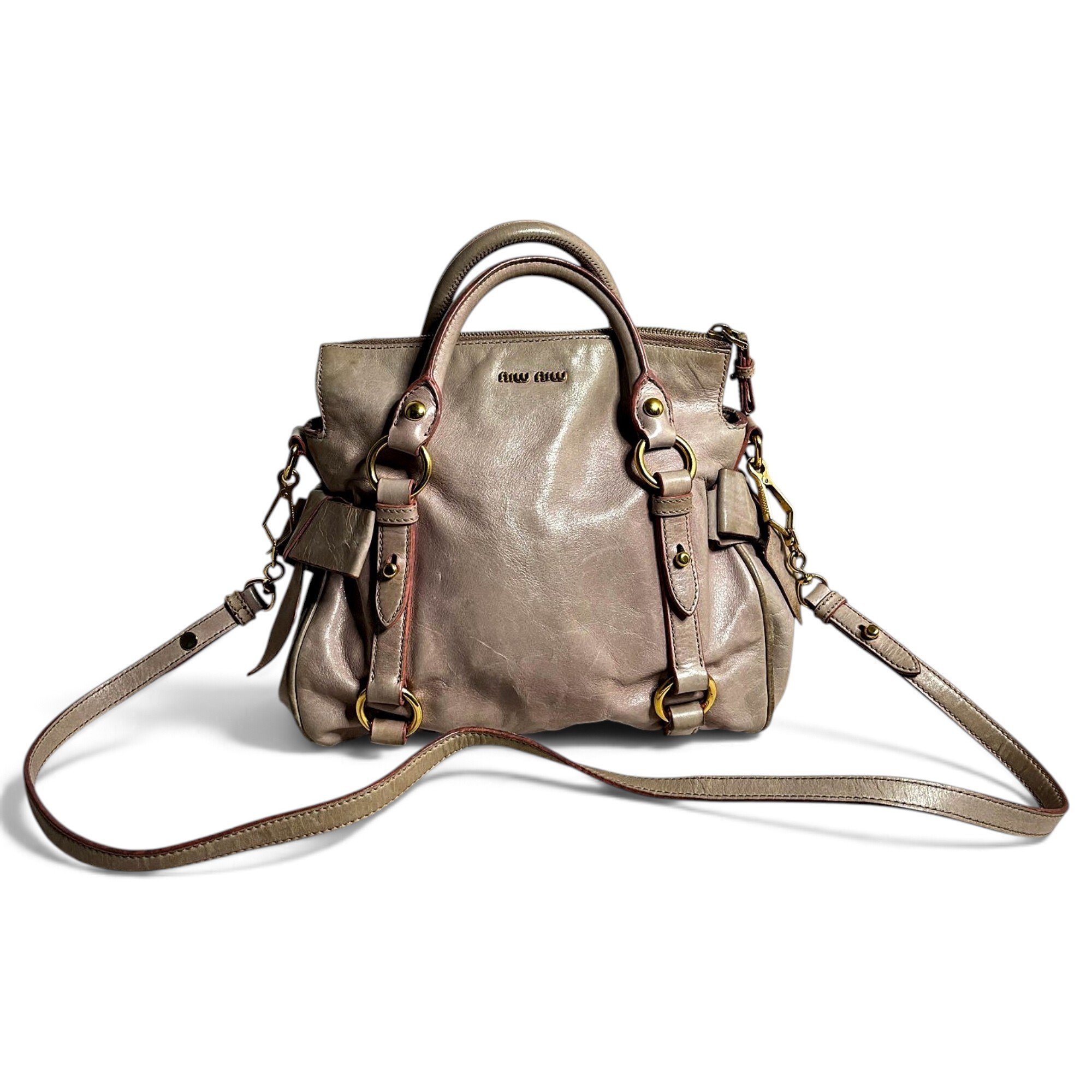 Miu Miu Vitello leather handbag