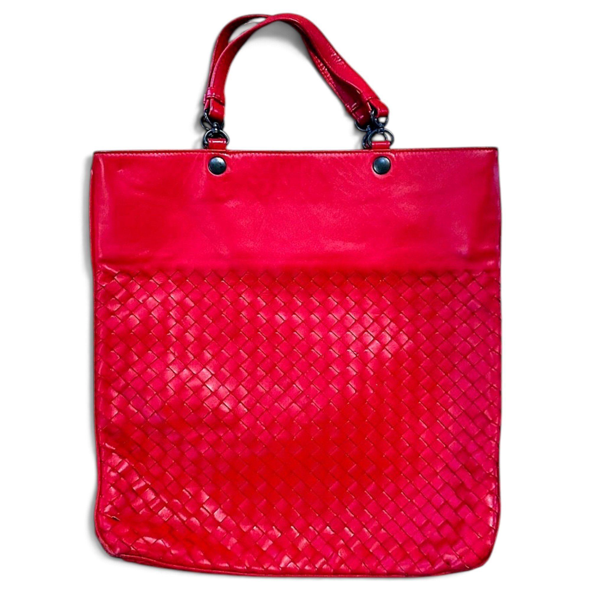 Leather tote