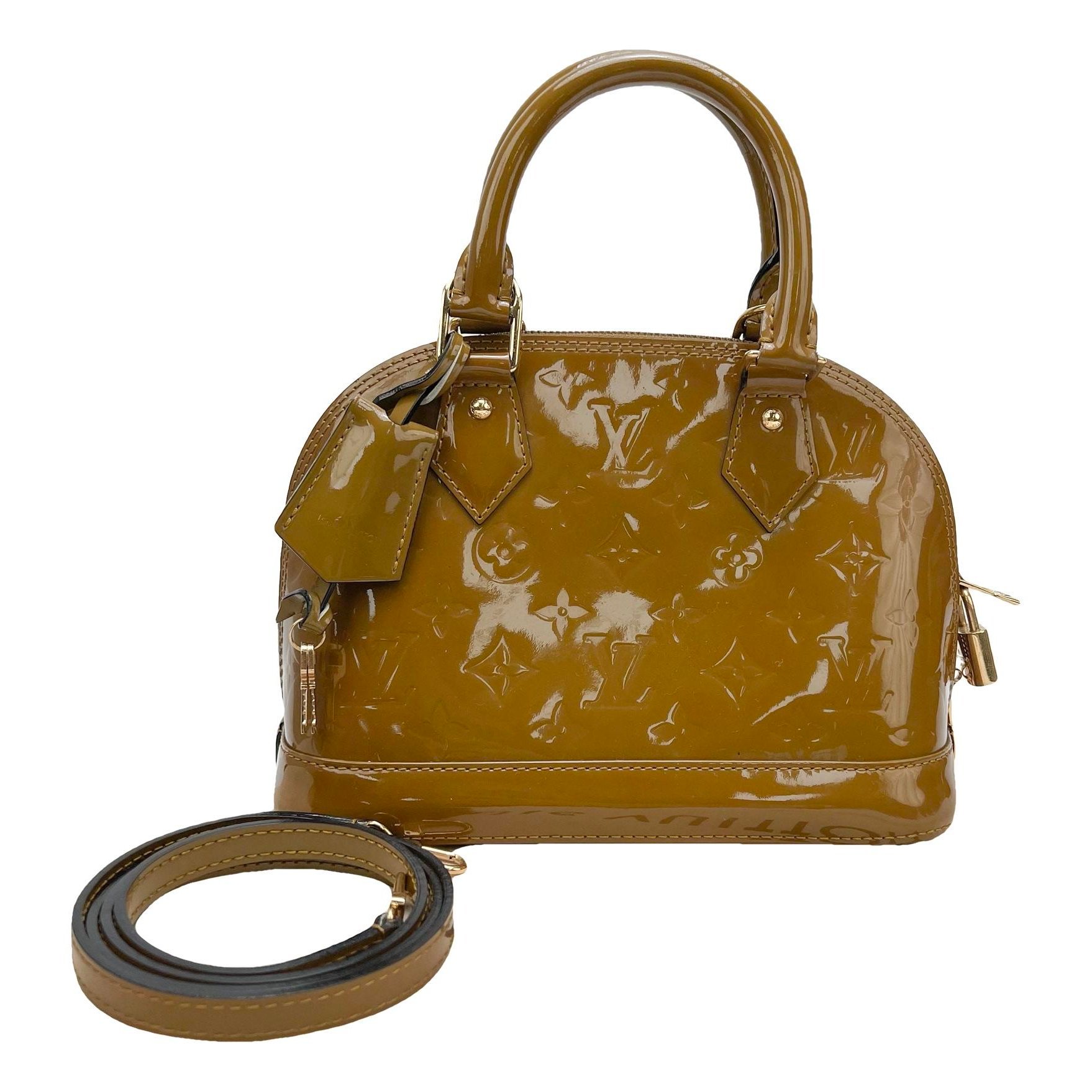 Alma patent leather handbag