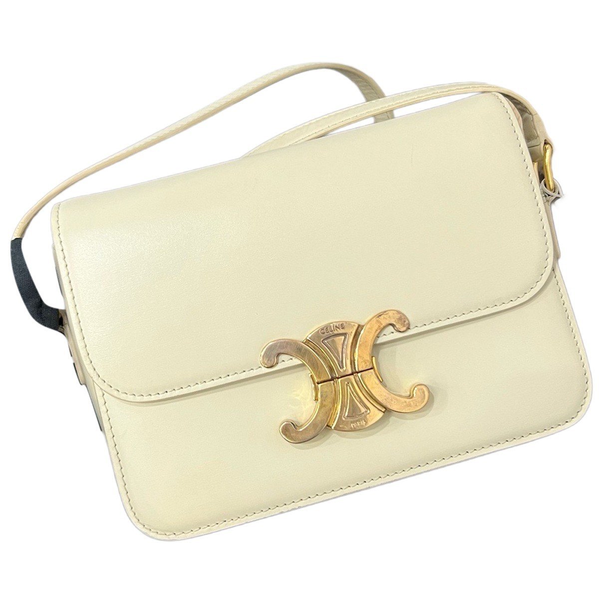 Triomphe leather handbag