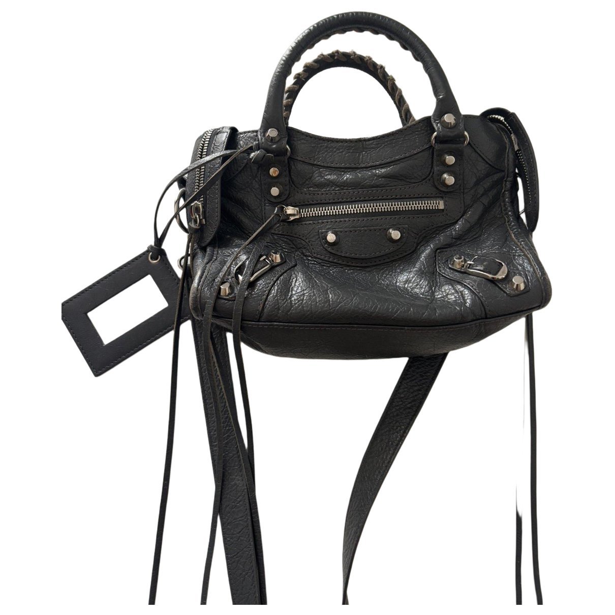 Classic Metalic leather handbag